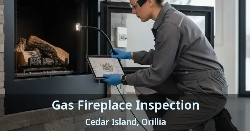 Gas Fireplace Inspection Cedar Island, Orillia - ON